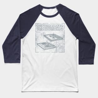 The Wombats - Technical Drawing Baseball T-Shirt